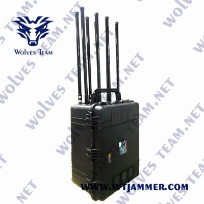 acheter GSM WIFI brouilleur de signal portable GPS VHF UHF 3G 4G 5G 12 bandes 1200W online manufacture