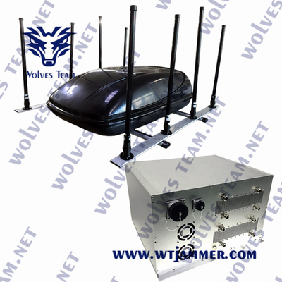 Fréquence ultra-haute 500W CDMA de VHF du brouilleur 3G 4G 5G WIFI GPS de signal de véhicule de GSM PCS