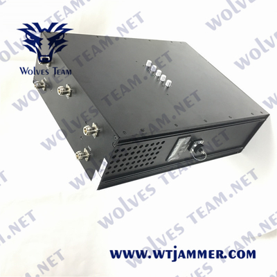 Brouilleur militaire GSM de signal de sac à dos d'EOD brouilleur de Manpack rf de 80 watts