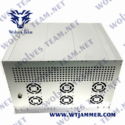 Brouilleur CDMA GSM 3G 4G 5G GPS de bombe d'AC240V IED 8 bandes 5dBi