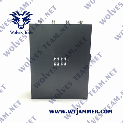 Brouilleur GSM Lojack WIFI GPS 3G 4G 5G 150m de sac à dos de téléphone portable de 80 watts