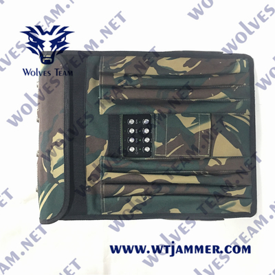 Brouilleur GSM Lojack WIFI GPS 3G 4G 5G 150m de sac à dos de téléphone portable de 80 watts