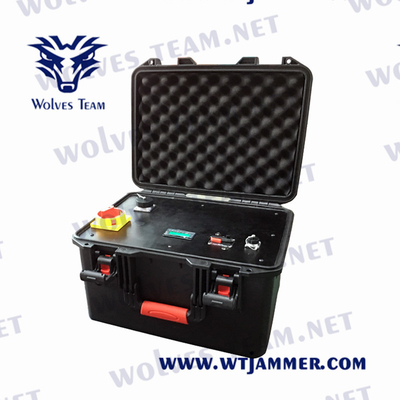 Brouilleur 28VDC Li Ion Battery CDMA GSM de téléphone portable de 95AH 2500WH
