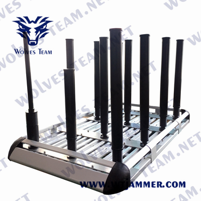Fréquence ultra-haute GSM WIFI GPS 3G 4G 5G 960MHz de VHF de brouilleur de signal de véhicule de 1000 watts
