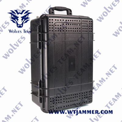 brouilleur 520MHz GSM 3G 4G 5G de téléphone portable de 500W Manpack pour l'attaque d'IED
