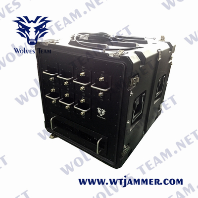 brouilleur militaire de signal de téléphone portable de la DDS 6000MHz de brouilleur de bombe du véhicule 1200W