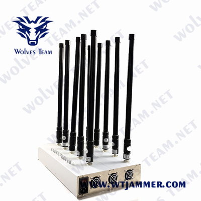 Brouilleur multibande CDMA GSM PCS 3G GPS DC5V de signal de puissance réglable