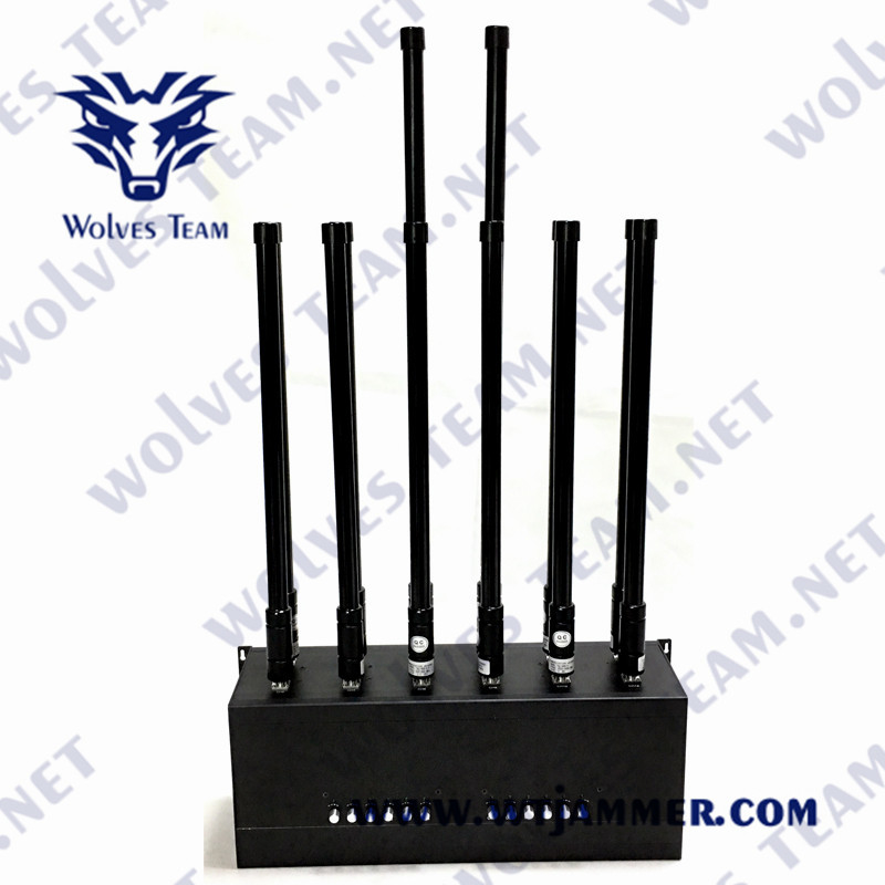 Puissance élevée de brouilleur de signal de téléphone portable de DCS CDMA 3G 4G 5G de GSM PCS établie dans la batterie