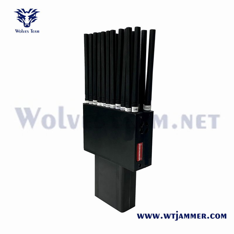 22 brouilleur rf 315/433/868MHz des bandes 2G 3G 4G 5G L1 L2 L5 Lojack WiFi GPS