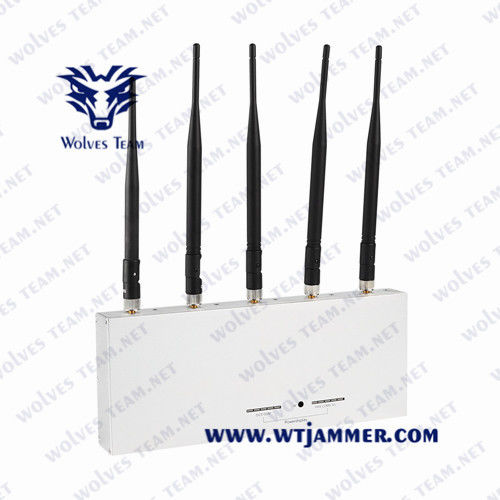 brouilleur puissant Glonass de signal de 10W GPS tout le GPS L1 L2 L3 L4 L5 50 à la longue durée de vie 60Hz 80 mètres