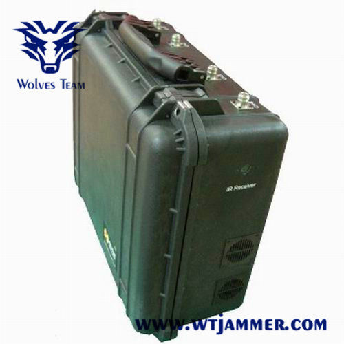 Porte-documents portable télescope Laser IR plage de brouillage 3500 mètres anti-drone brouilleur WIFI GPS bloqueur de Signal