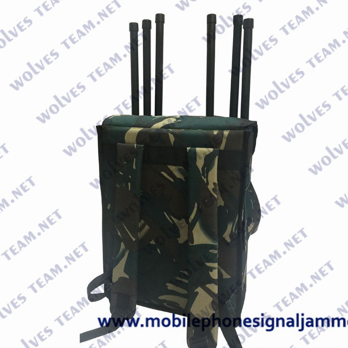 Adaptez le brouilleur aux besoins du client de signal de 850MHz 2100MHz 2400MHz bloquant le brouilleur de téléphone portable de GSM CDMA 3G 4G 5G WiFi 2.4G