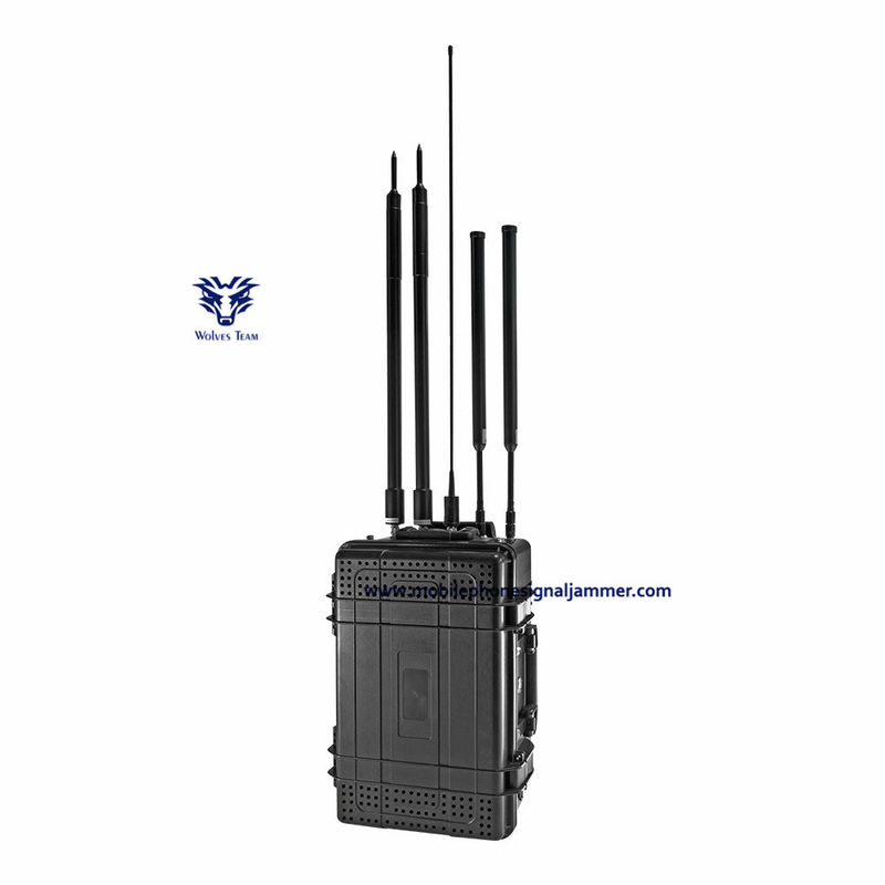 Antennes omnidirectionnelles à gain élevé pour brouilleur de signal extérieur 25-6000 MHz étanches tout-en-un jusqu'à 2000 mètres