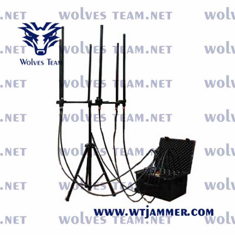 Le Portable adaptent le brouilleur aux besoins du client extérieur imperméable de signal de fréquence tout le brouilleur de signal de téléphone portable