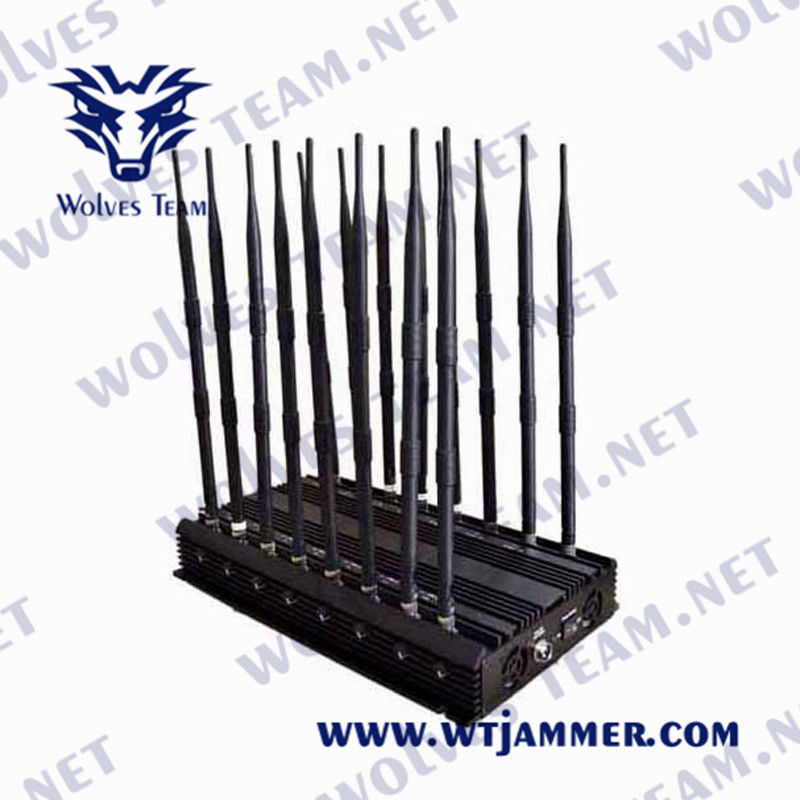 18 bandes Lojack 48W 5.2G 5.8G 5G tout le brouilleur de signal de téléphone portable