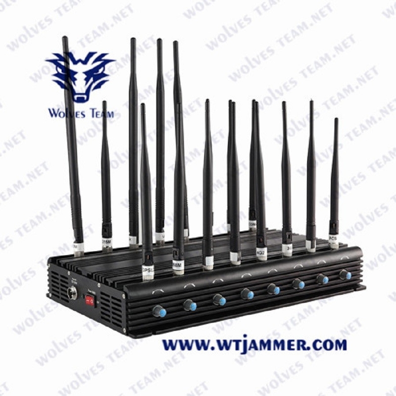 brouilleur AC100-240V 35W de téléphone portable de 3G 4G 5G GSM Lojack à télécommande