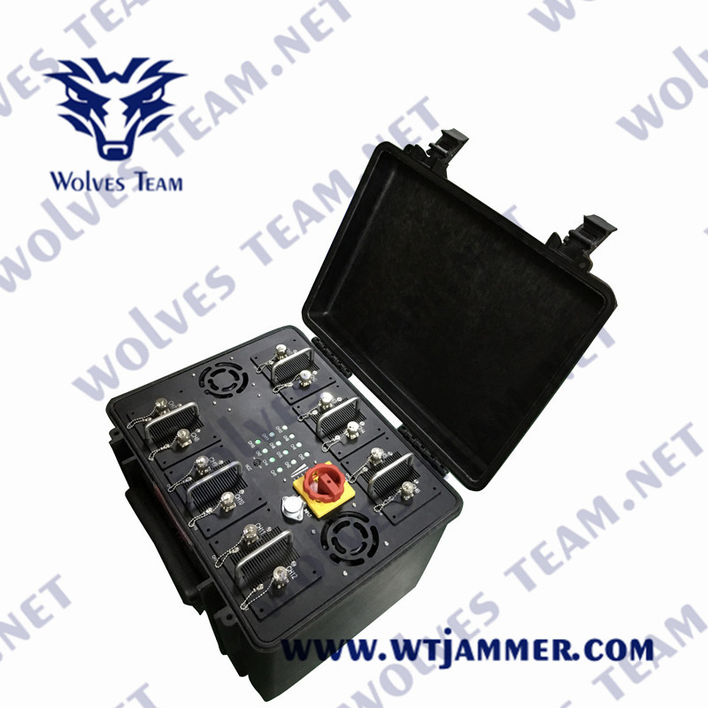 Brouilleur 1000W 3G réglable 4G 5G WIFI 2.4G 5.8G GPS de signal de véhicule de GSM CDMA