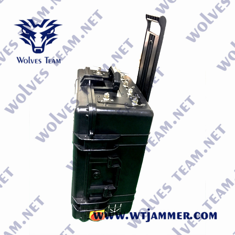 brouilleur 520MHz GSM 3G 4G 5G de téléphone portable de 500W Manpack pour l'attaque d'IED