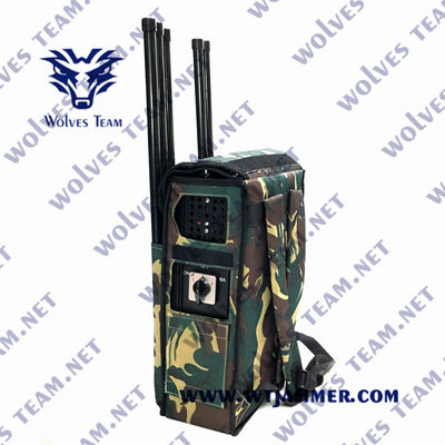 10 bandes de sac à dos brouilleur de signal Wifi haute puissance 2.4g 3g 4g 5g téléphone portable