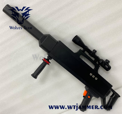 Wifi portatif portatif 2.4G 5.8g signal GPS anti-drone brouilleur jusqu'à 1000 mètres