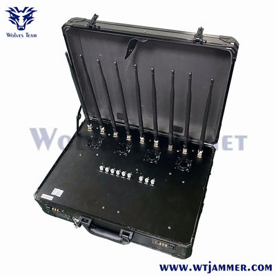 40W 8 Band Portatif sac à main WIFI2.4G WIFI5.8G 2G 3G 4G Brouilleur de téléphones cellulaires -WT808TA5-8