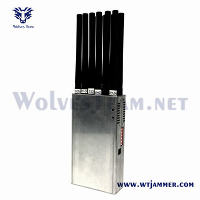 14 antennes portatives signal de brouillage Vente d'usine Pour 3G 4G 5G WiFi UHF VHF GPS Localisateur de téléphone cellulaire signal de brouilleur