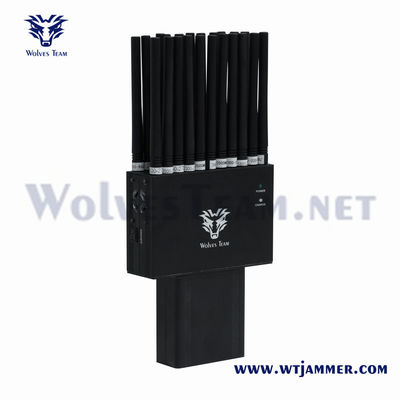 En gros 22 bandes 2G 3G 4G 5G Brouilleur GPS portable Localiseur WiFi GPS RF 315/433/868MHz Brouilleur