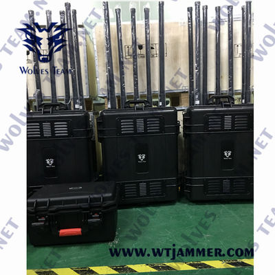 PLL GPS WIFI5.8D VHF UHF Blocage de puissance de brouillage du signal pour la fréquence 5G avec performances de l'adaptateur CA