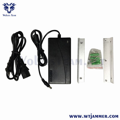 Silver Style Industrial Grade 6 Antennas Jammer. Blocage à bande complète pour les salles d'examen, de réunion et de sécurité.