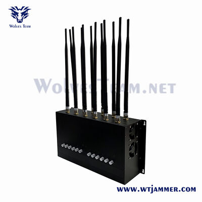 Le brouilleur anti-suivi GPS à 14 antennes bloque les signaux GPS L1/L2/L5 2G 3G 4G 5G et les signaux de drones