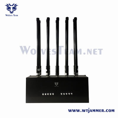 Mode noir 10 canaux monture de support de signal de qualité industrielle brouilleur de signal à bande complète Dispositif de protection contre la chute des œufs