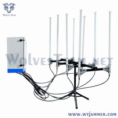 12 canaux de fréquence complète 1200W Blocage étanche à toutes les conditions météorologiques avec antenne omnidirectionnelle