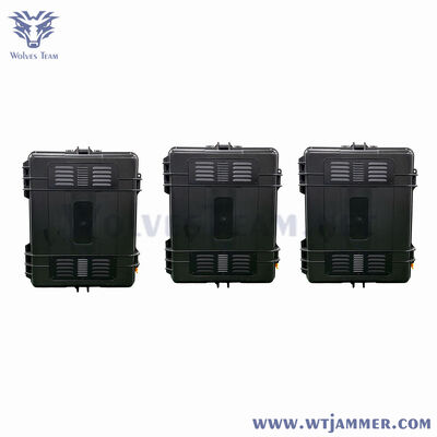 10 canaux 70W Portable Full Band Téléphone cellulaire GPS Wifi signal brouilleur pour tous les scénarios de blindage