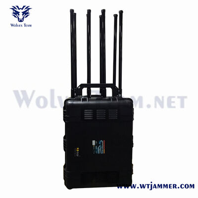 8 Antennes Portable de bagages brouilleur de signal à pleine fréquence pour la sécurité