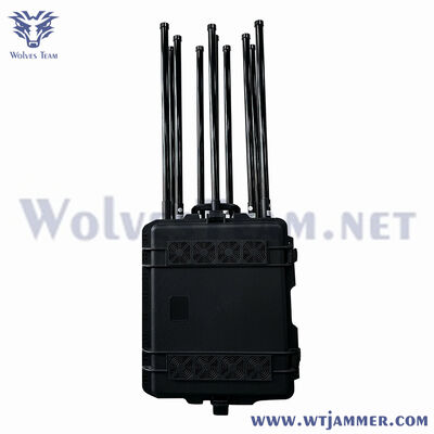 10 bandes 1000W Trolley brouilleur de signal haute puissance