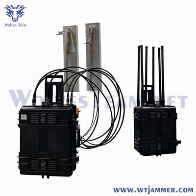 800W 8 bandes Boussole de signal avec roues Couverture de toutes les fréquences