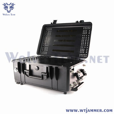 300W 6 bandes brouilleur de signal portable conception légère pour un transport facile