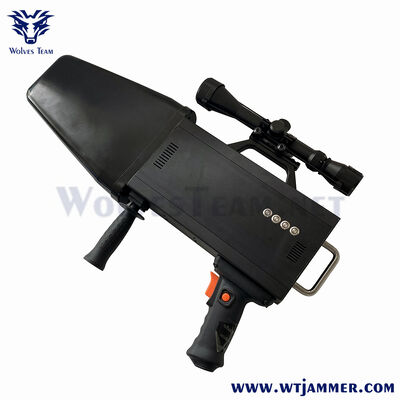 8 bandes 40W brouilleur anti-UAV portatif, couverture 900m (type directionnel portable)