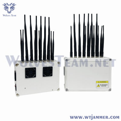 Brouilleur de signal de bureau à bande super complète de 20 canaux 800W