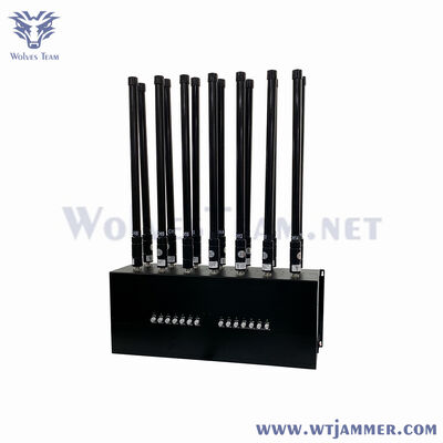 10 canaux 300W Full Band Signal de bureau brouilleur anti-suivi et anti-interférence