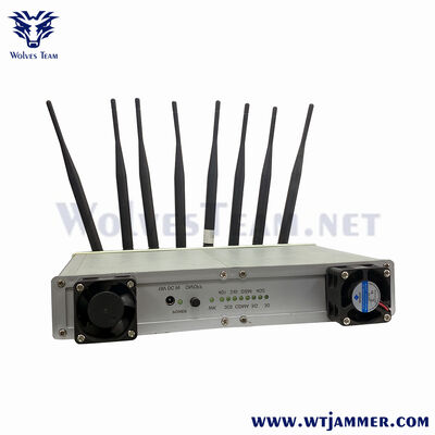 12 bandes 600W anti-drone et anti-téléphone cellulaire de qualité industrielle