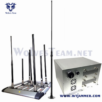 High Power Signal Jammer 500W Total Output Power Device drone Vehicle Jammer  for Preventing Surveillance and Intrusions
