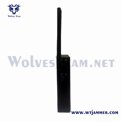 6 antennes Brouilleur de signal portable à bande complète 2G/3G/4G/5G WIFI Bloqueur GPS avec batterie intégrée