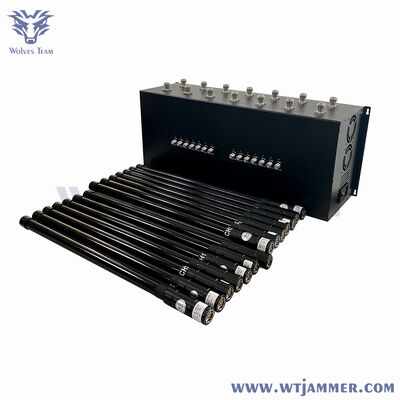 Type de bureau brouilleur 140W 14 bandes 10W/bandes antenne Omni 101H10-14