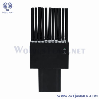 22 W portable avec brouilleur à 22 bandes 3G/4G/5G GPS WiFi 315/433/868MHz