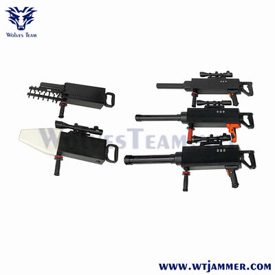 Antennes directionnelles interchangeables de pistolet de brouilleur d'anti bourdon modulaire de catégorie tactique ultra longue portée de brouillage