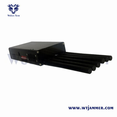 6W 20M Petit brouilleur de signal pour une fréquence de 6 voies