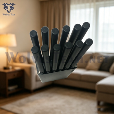 Wifi Signal Jammer 12 Bands Handheld Type For Small Area  Local Venue