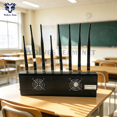 anti brouilleur de signal de triche de bureau de 40W 8 bandes pour des salles d'examen d'école