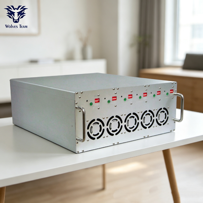 Brouilleur anti-drone monté sur véhicule, 180W, 6 bandes, intérieur 50-300 mètres